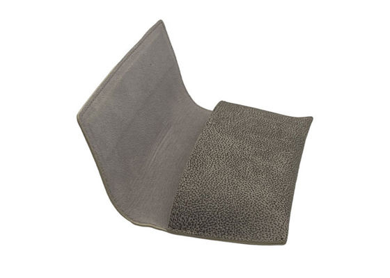 Grey Leopard Print OEM ODM PU Leather Glasses Case