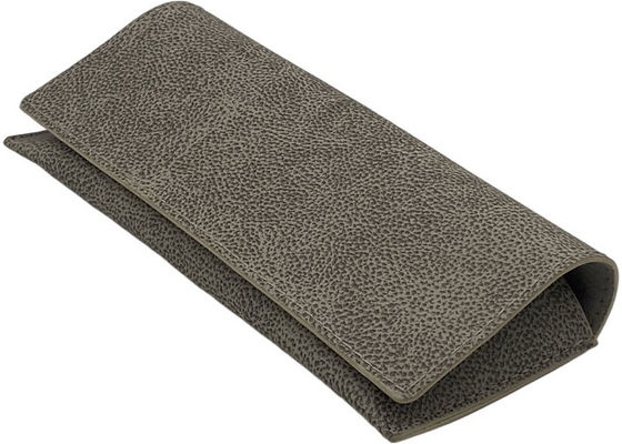 Grey Leopard Print OEM ODM PU Leather Glasses Case