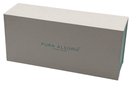 White Cardboard Sunglasses Packaging Boxes Custom Printing