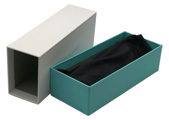 White Cardboard Sunglasses Packaging Boxes Custom Printing