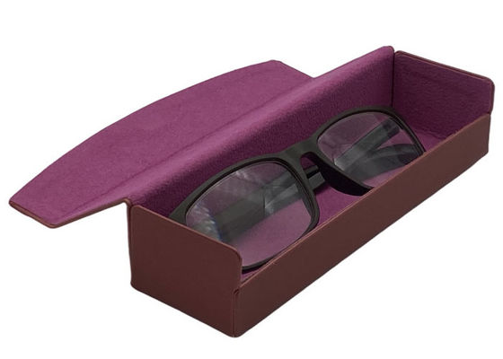 Luxury Handmade Leather Metal Reading Glasses Case