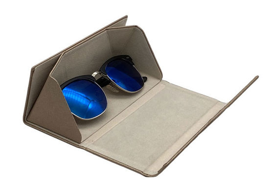 Gold Custom Logo Handmade Collapsible Eyeglass Case