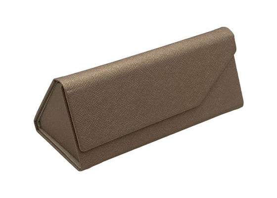 Gold Custom Logo Handmade Collapsible Eyeglass Case