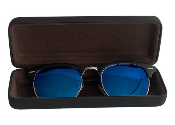 Eco Friendly Black Luxury Clamshell Sunglasses Case