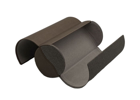 Double Layer Custom Glasses Cases , Round Shaped  PU Leather Glasses Case