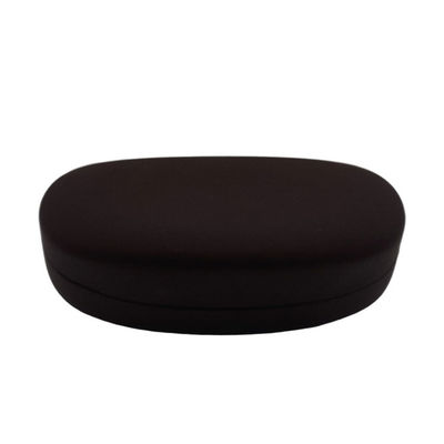 Oval Shaped Custom Logo Embossed ODM Clamshell Eyeglass Case