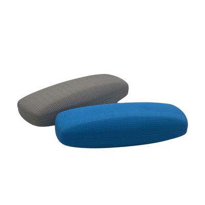 Cute Blue Leather Wrapped 16.2cm Hard Clamshell Sunglasses Case