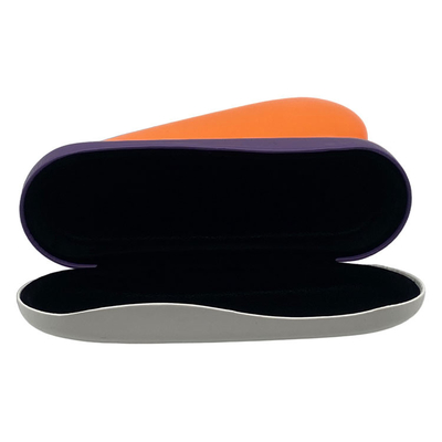 Stainless Steel Shell Vegan Leather Hard Eye Glasses Case