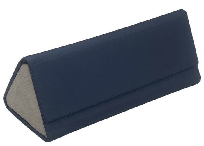 Faux Leather Personalised Logo Triangle Sunglasses Case